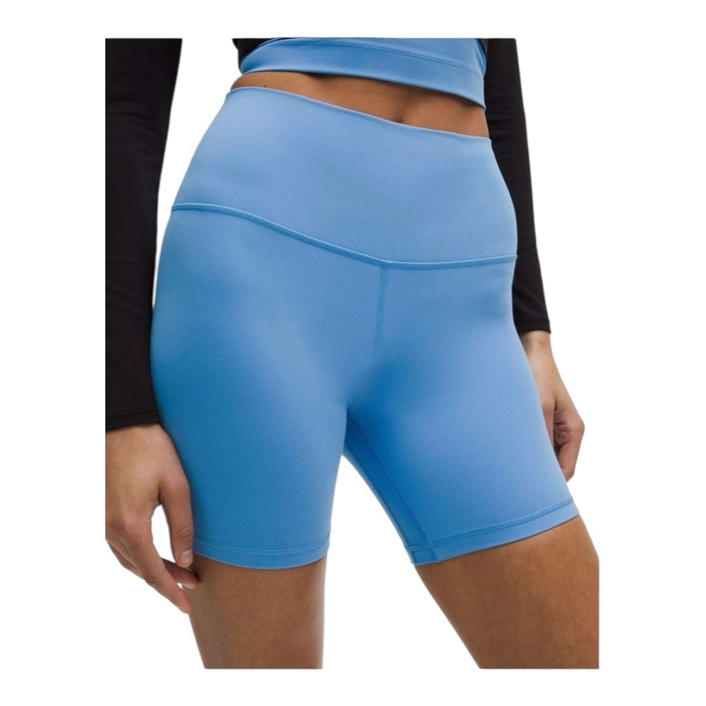 Lululemon Align High-Rise Short 6” Nulu Pool Party Blue Size 2 NWT